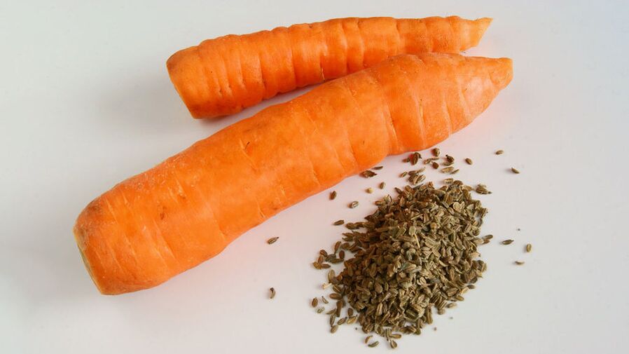 Las semillas de zanahoria ayudan a deshacerse de los parásitos en el hogar. 